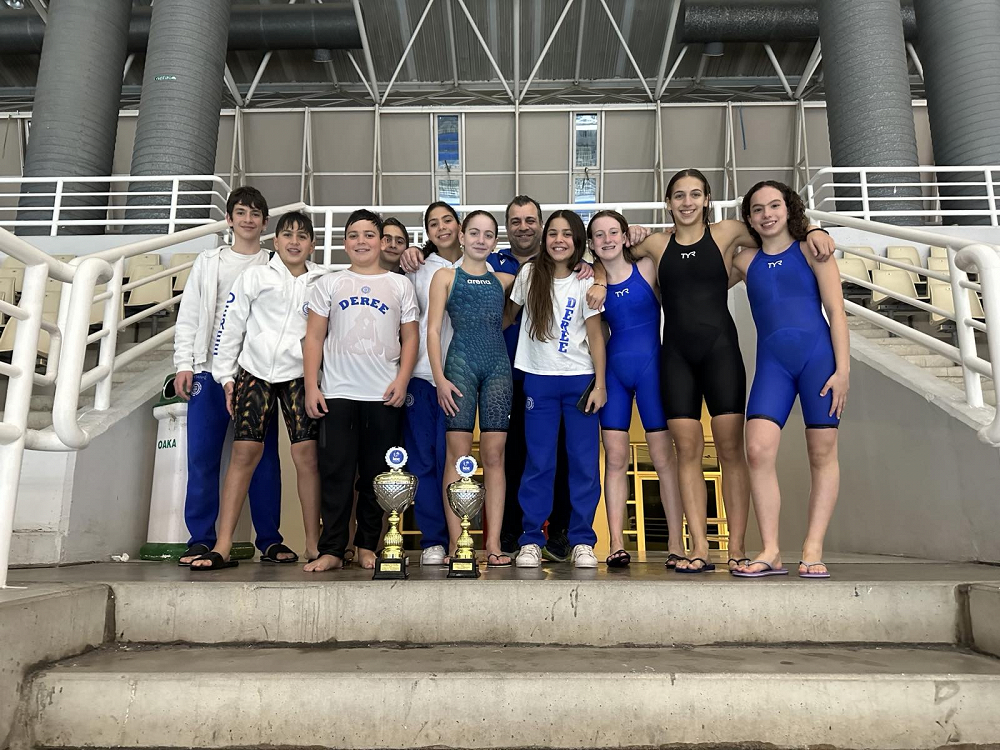 2 trophies and 19 medals for the Deree Swim Academy at the "Winter Championship of Southern Greece Boys-Girls A' & B'"!