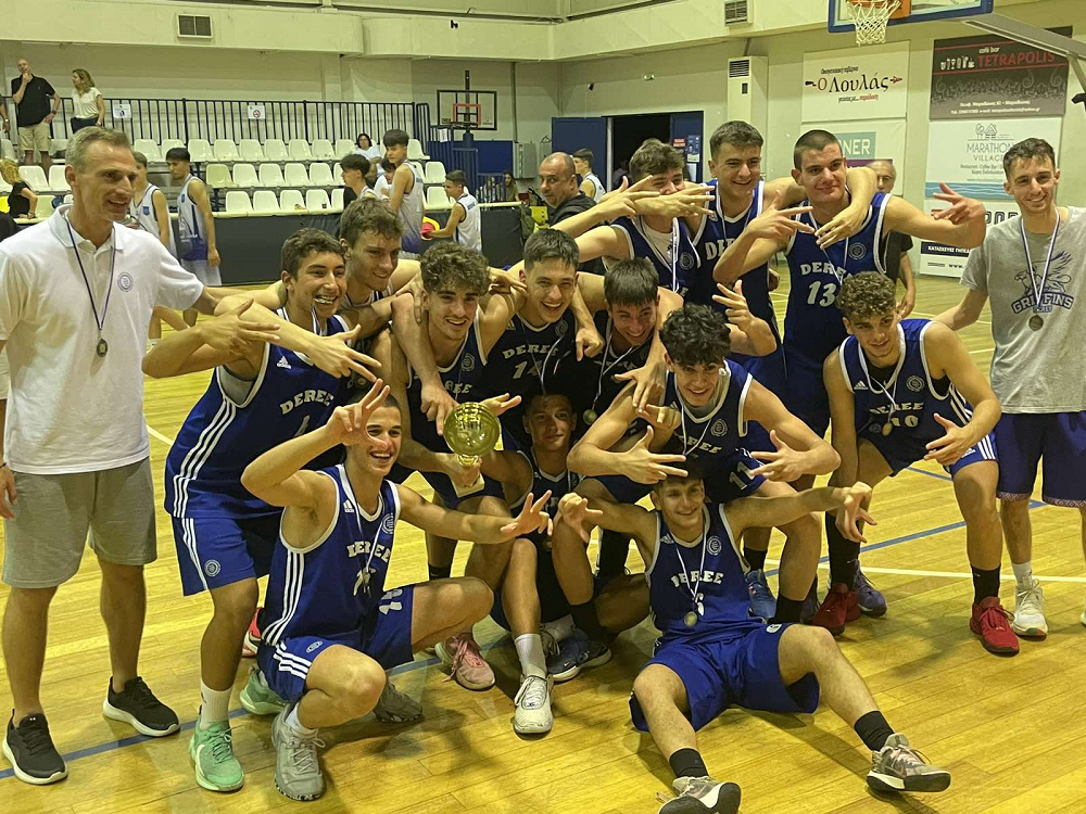 The Deree Basketball Academy won the 1st place at the International Basketball Youth Tournament!