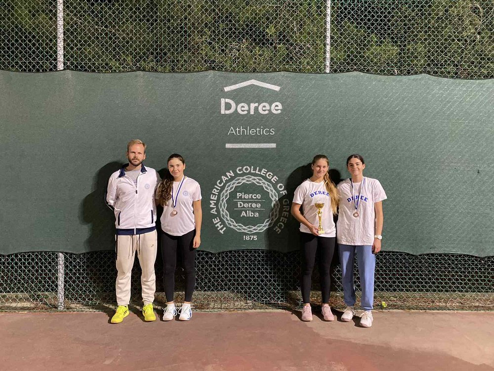 Results of the E1 tennis tournament in Peristeri and Petroupoli for the Deree Tennis Academy.