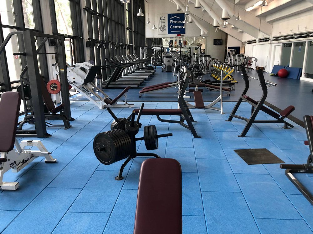 New floor at the Fitness Center!