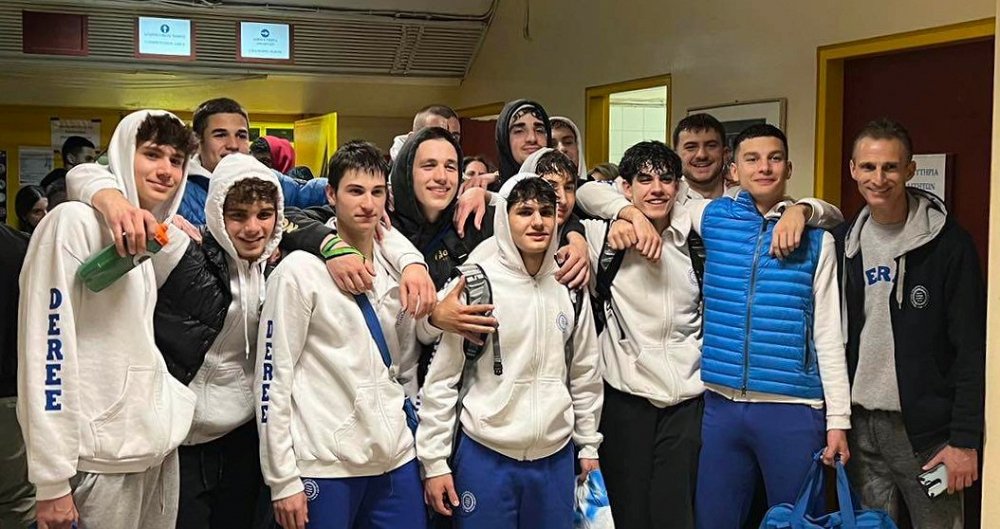 The U16 boys basketball team among the best 5 teams in Athens!