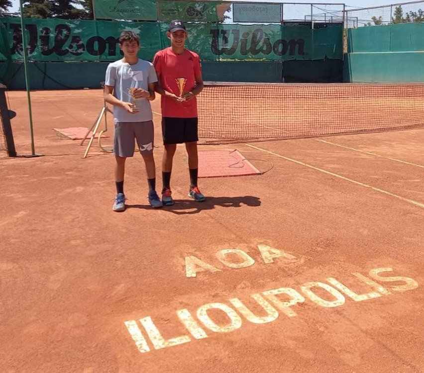 Deree Tennis Academy results at E2 National tournament in Marathon and Tripolis.