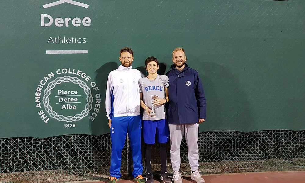 Very good performances for the Deree Tennis Academy in “Open E3 Tournament”!