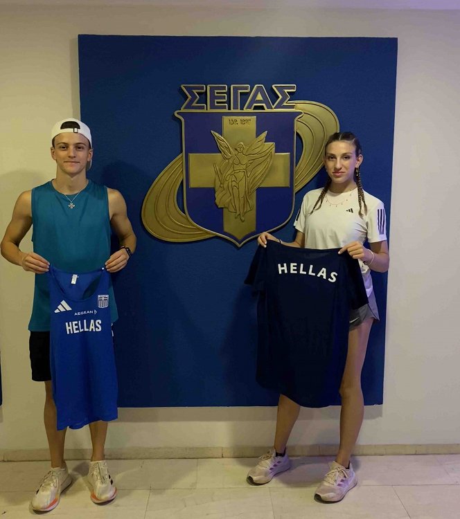 Evelyn Mitropoulou and Filippos Georgantas travel with the Greel National U18 Track & Field team to Maribor, Slovenia for the Balkan U18 Championship!