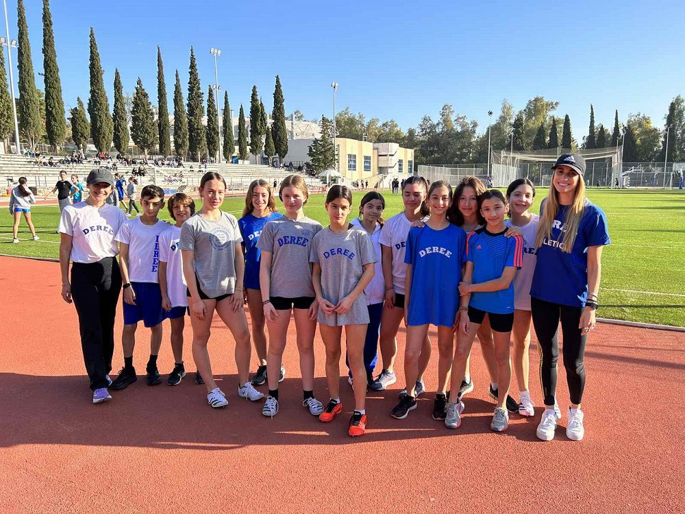 3 medals for the Deree Track & Field Academy at the U14 Track & Field Championship in Psychiko!