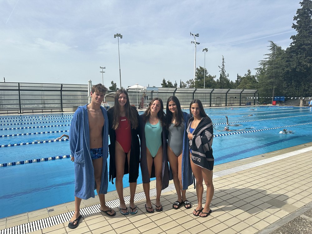 5 qualifiers for the World School Championships in Bahrain for the Deree Swim Academy!