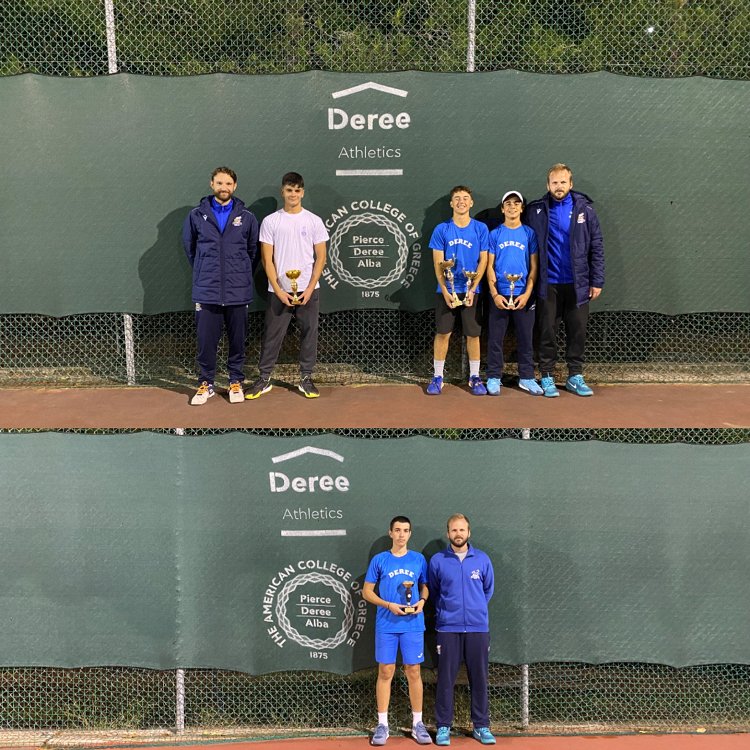 Wins for the Deree Tennis Academy at the Men’s Panhellenic tournament in Thessaloniki and E1 and E3 Open in Kalamata!