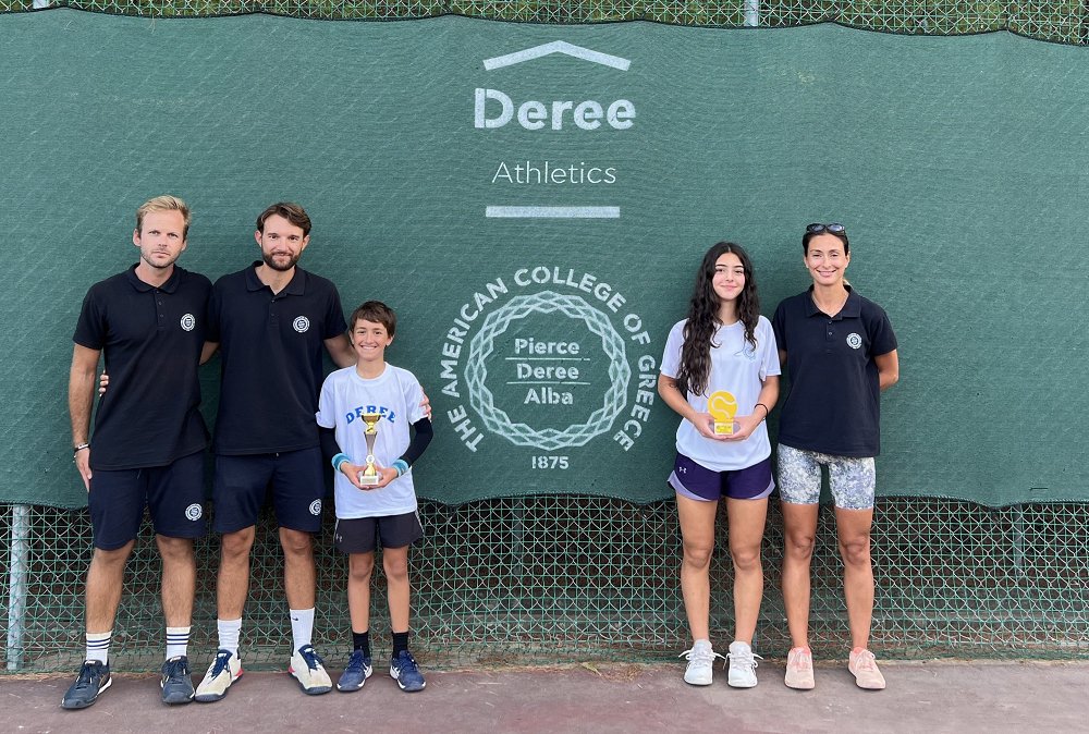 Successes for the Deree Tennis Academy in the E1 Panhellenic Tennis Tournament!