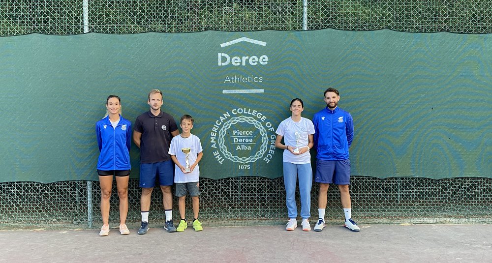 Completion of the E3 National Tournament with two first places for the Deree Tennis Academy!