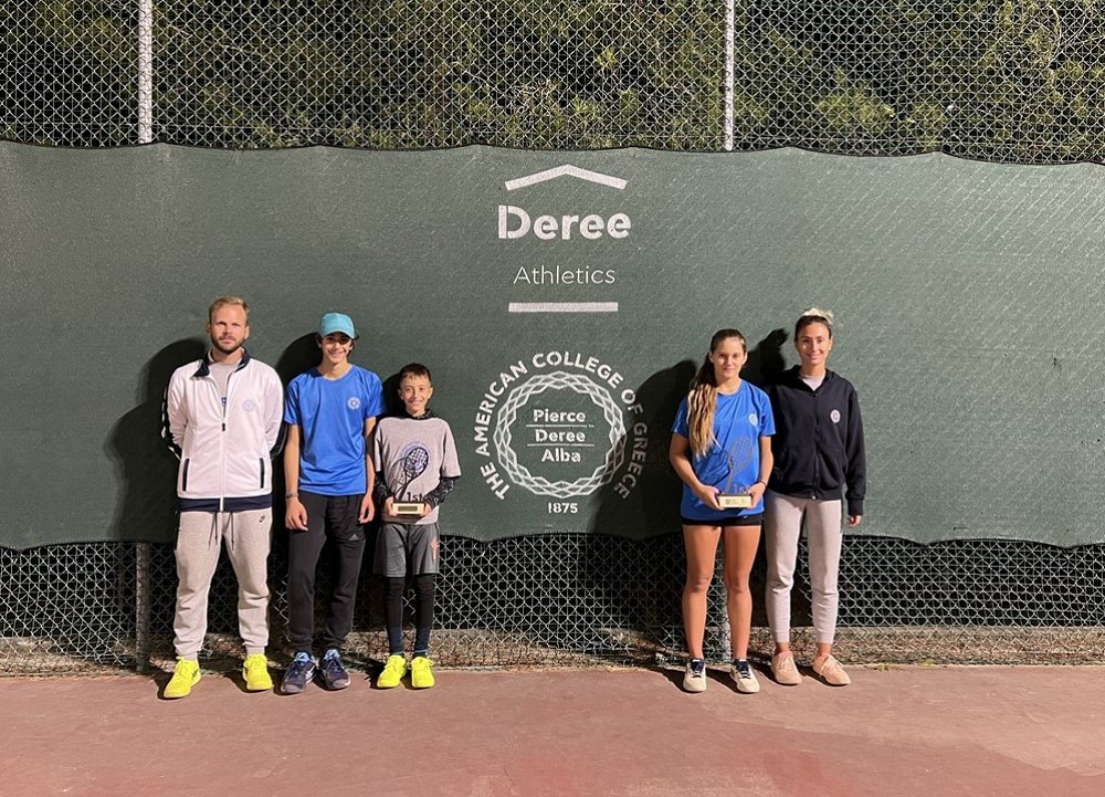 Participation of the Deree Tennis Academy in the E3 National Tournaments in Ilioupoli and Edessa.
