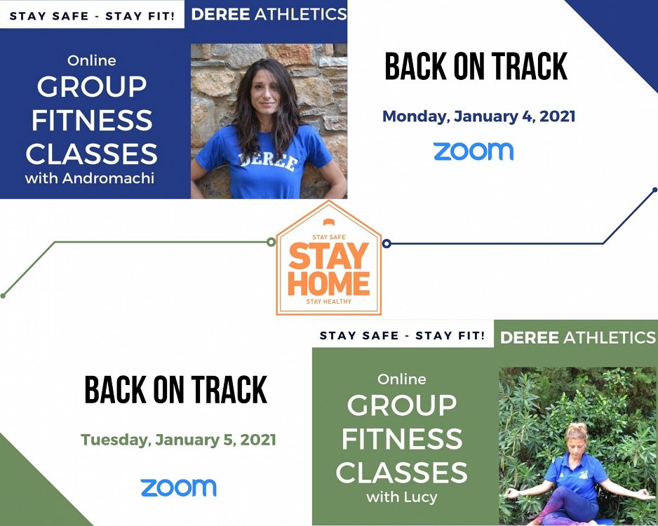 Τα online ομαδικά προγράμματα ξανά μαζί σας από 4 Ιανουαρίου!