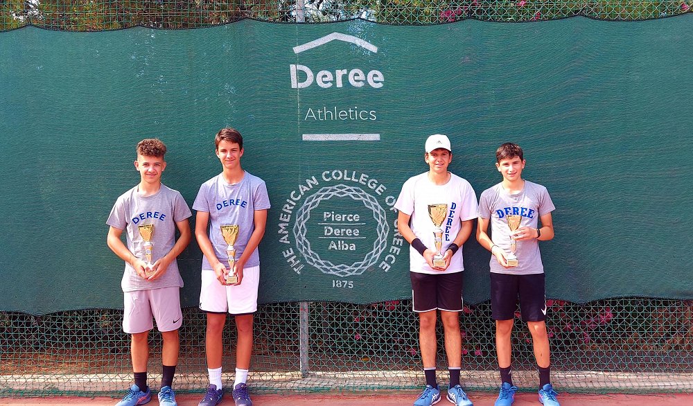 Deree Tennis Academy internal ladder tournament.