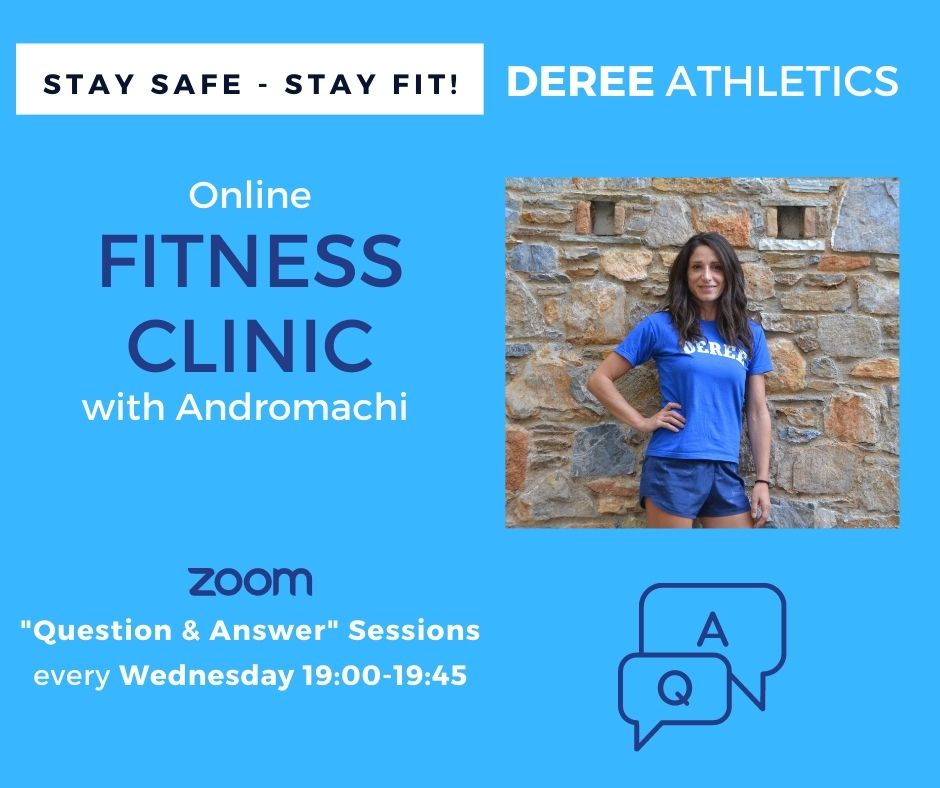 Q&A online fitness clinics every Wednesday!