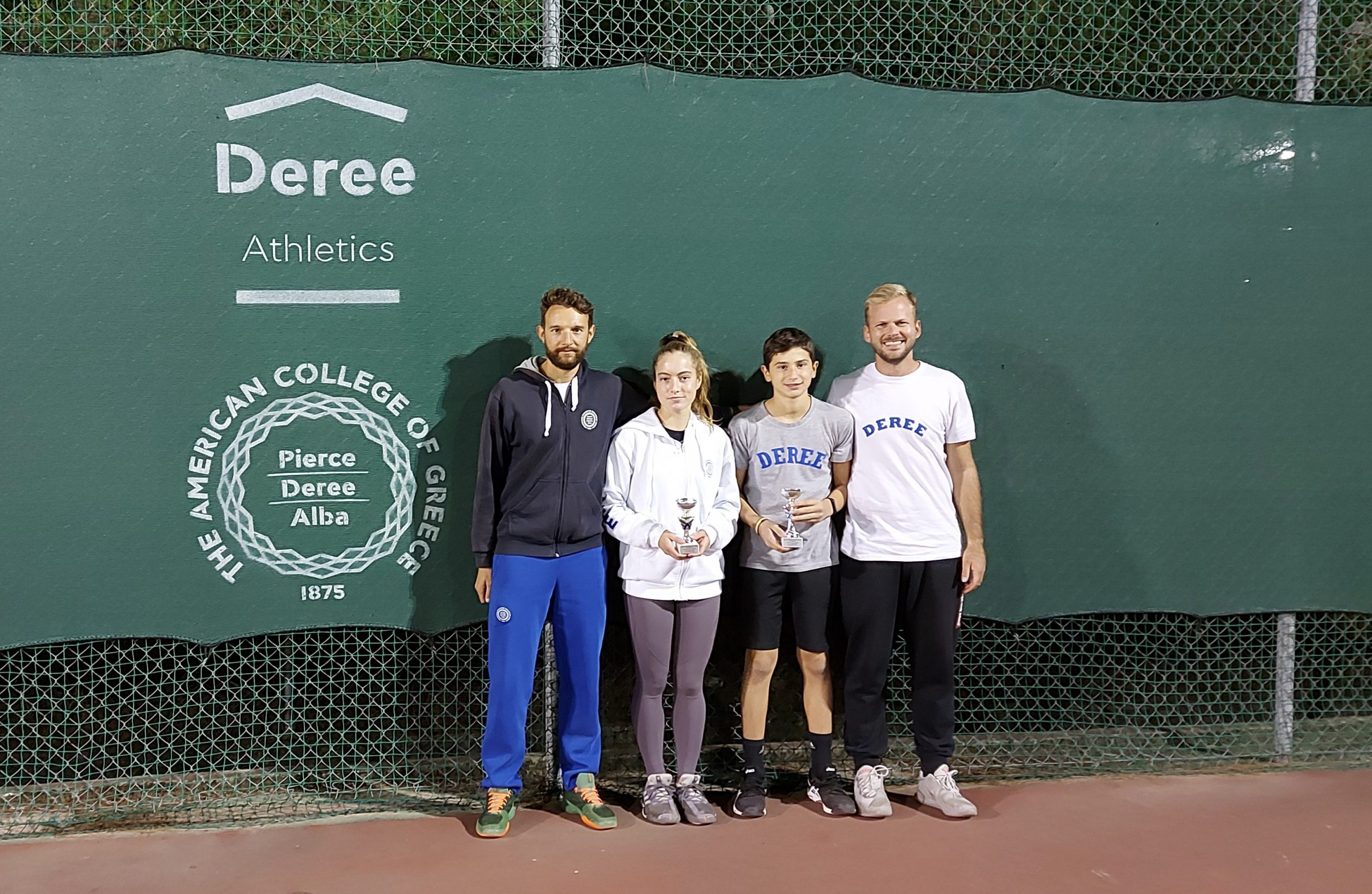 Very good performance for the Deree Tennis Academy in E3 Tennis Tournament in Rafina!
