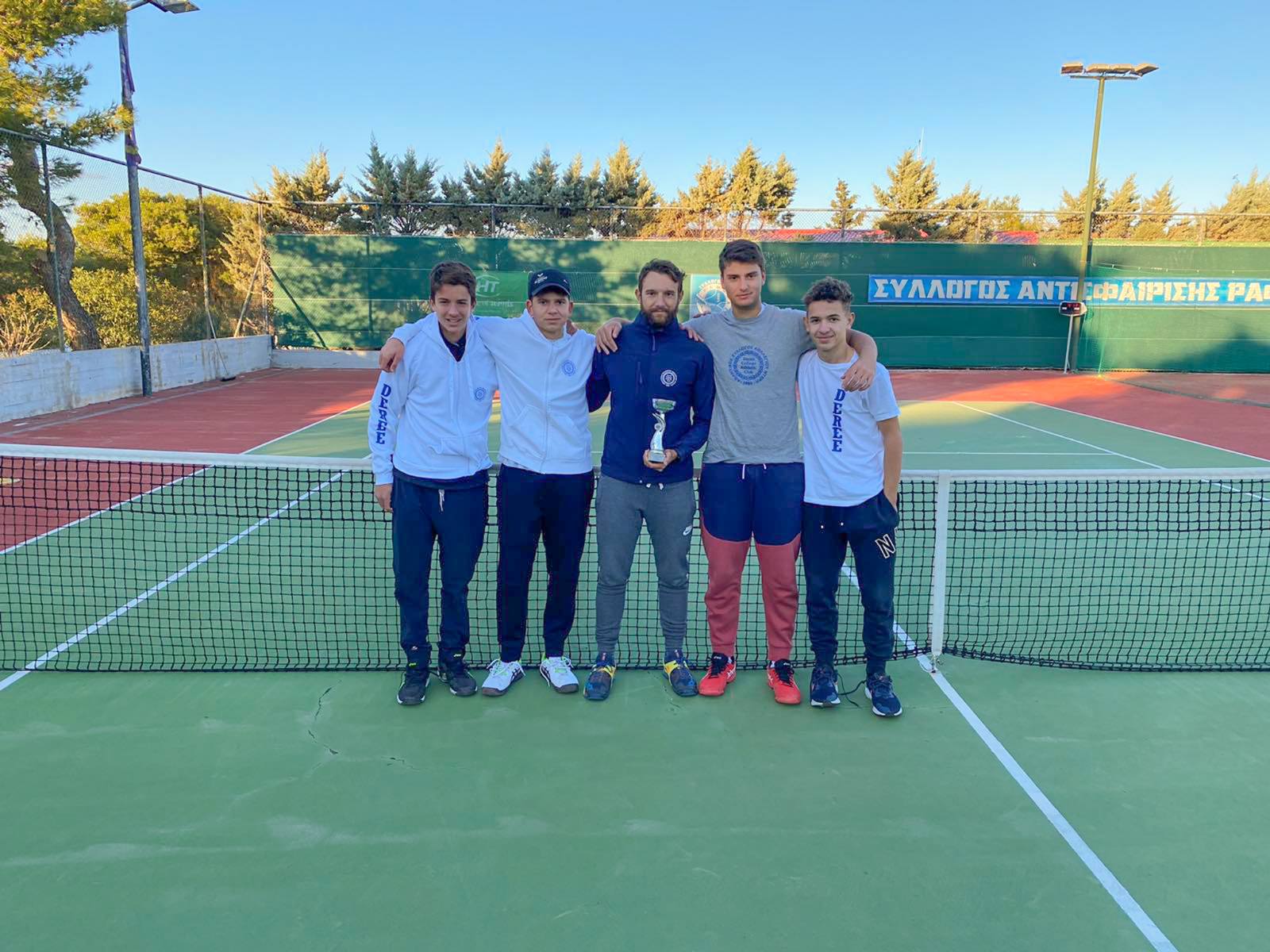 The Deree Tennis Academy promoted in the “Men’s Tennis A’ National Category”!