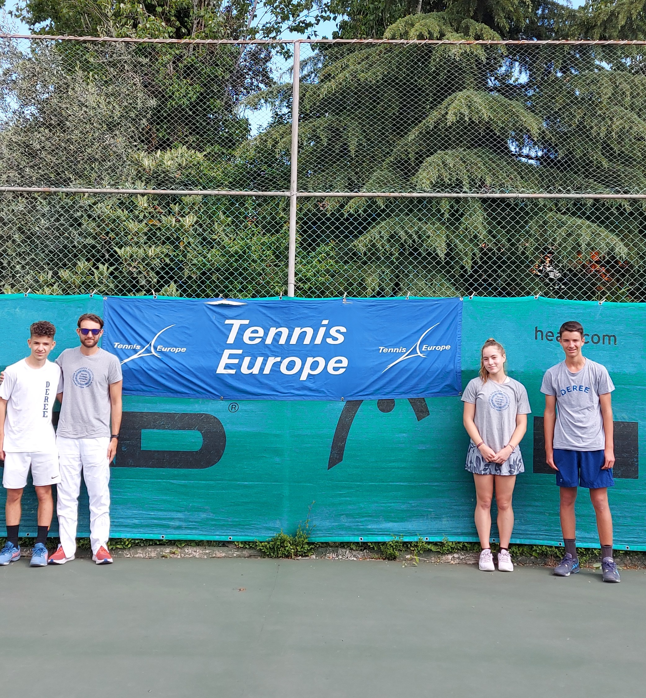 Good performances for the Deree Tennis Academy athletes in the ” U16 Tennis Europe International Tournament”!