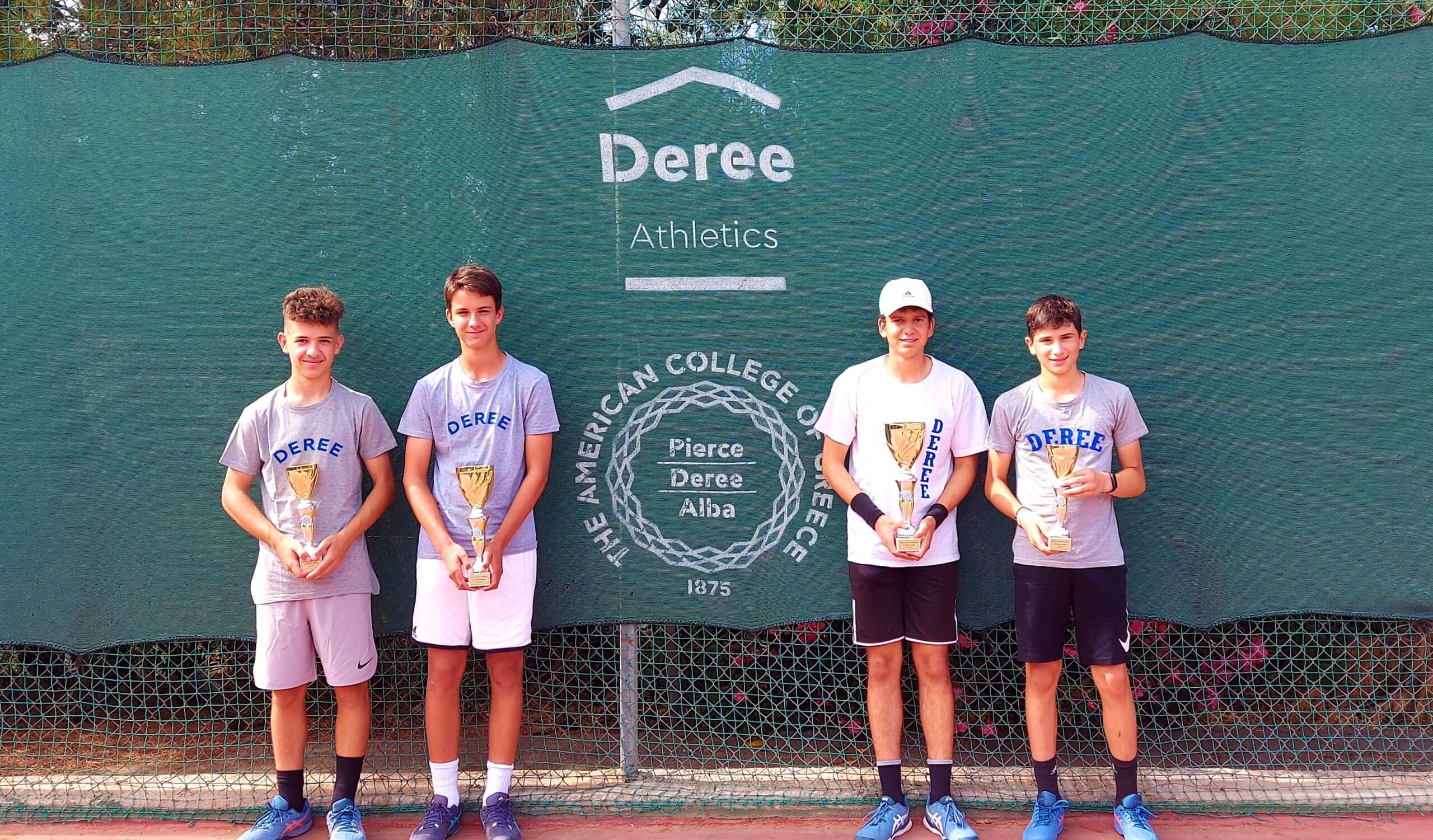 Ολοκλήρωση Deree Tennis Academy internal ladder tournament.