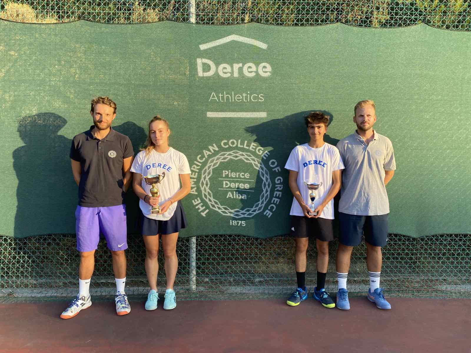 1η και 2η θέση για την Deree Tennis Academy στο Ε3 Open τουρνουά στην Κεφαλονιά!