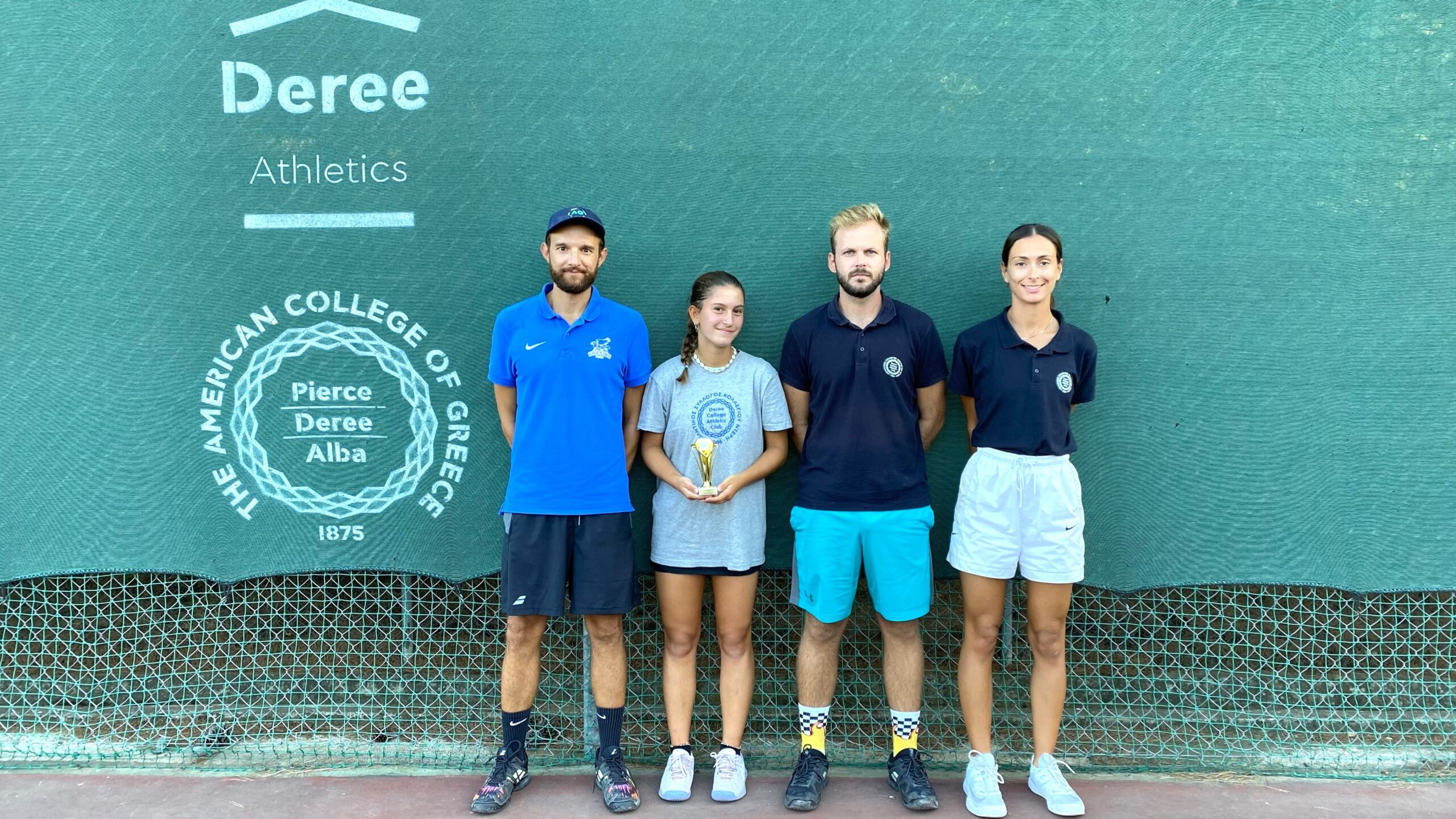 1η θέση για την Deree Tennis Academy στο Ε4 τουρνουά τένις στον Μαραθώνα!