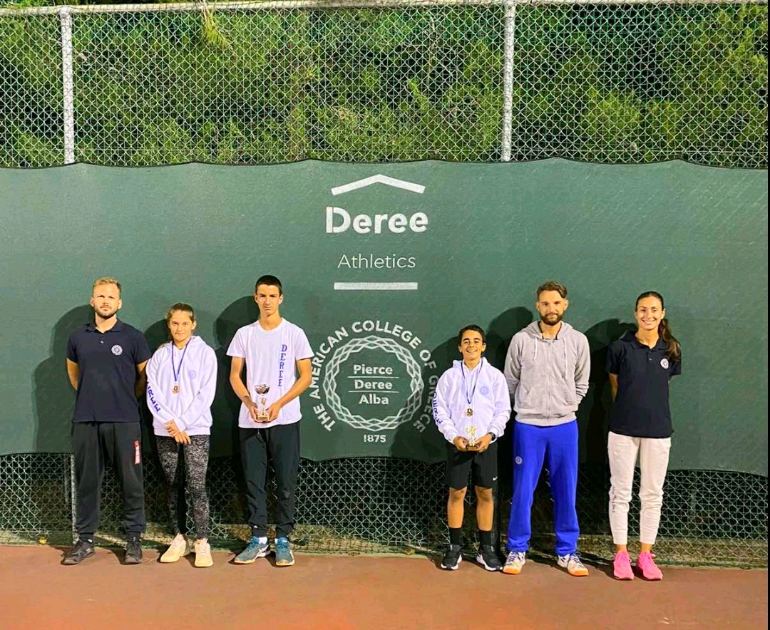 Απολογισμός του Ε1 και του διεθνούς Tennis Europe τουρνουά της Deree Tennis Academy.