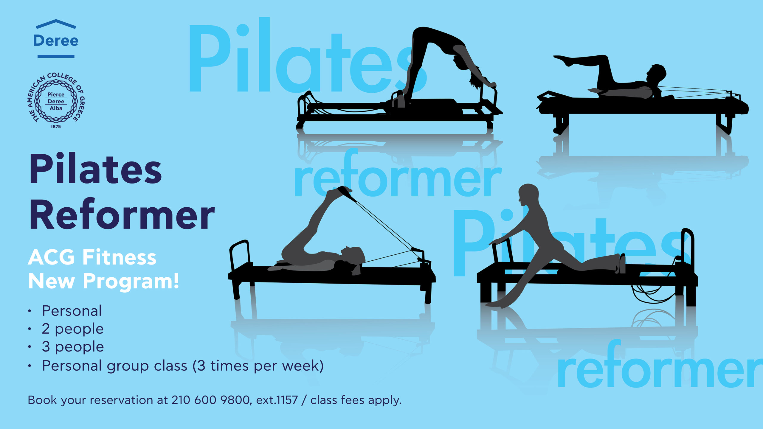 Pilates Reformer – νέο πρόγραμμα!