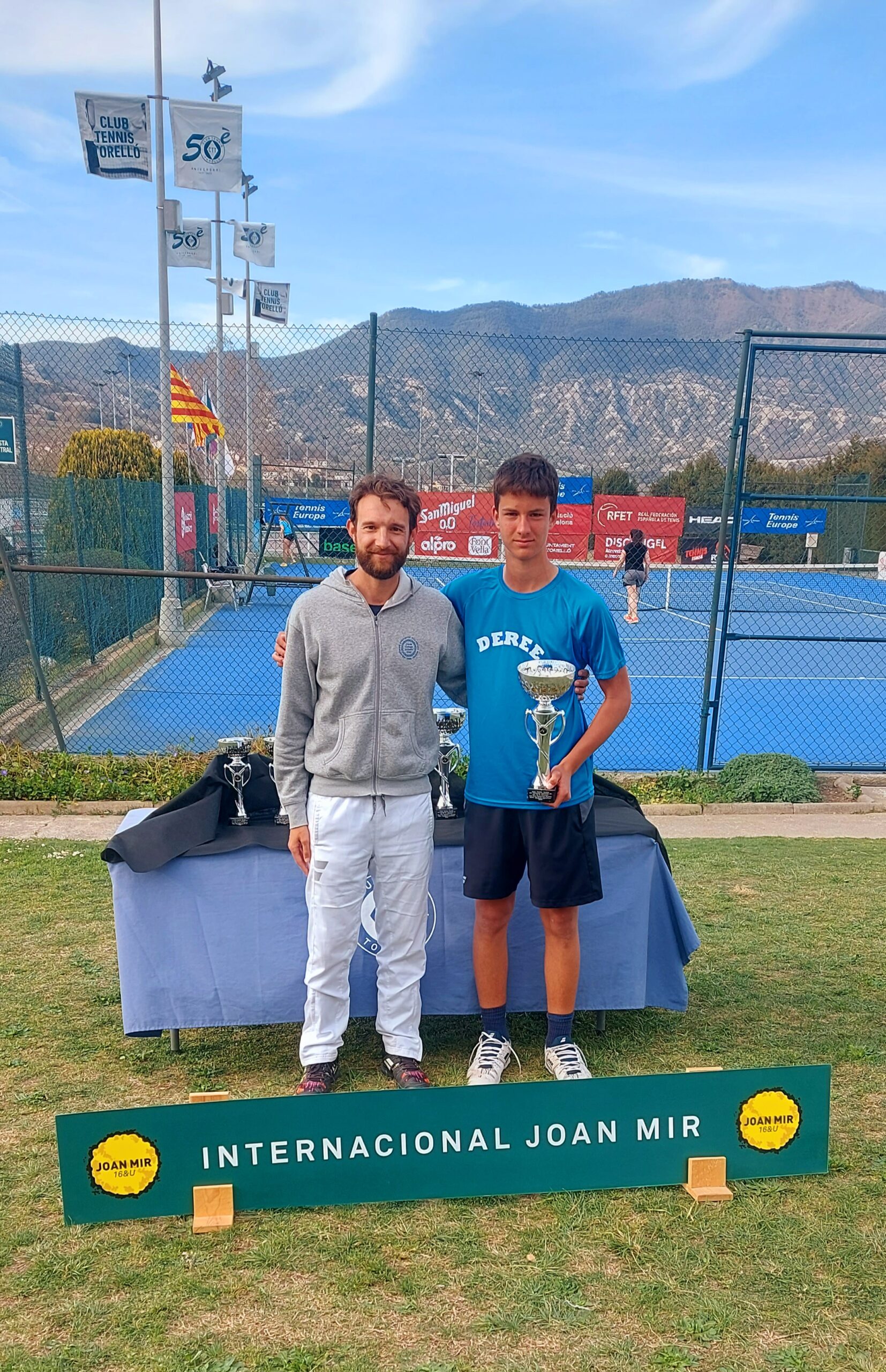 First place for the Deree Tennis Academy in U16 Tennis Europe Category-1 International Tournament!
