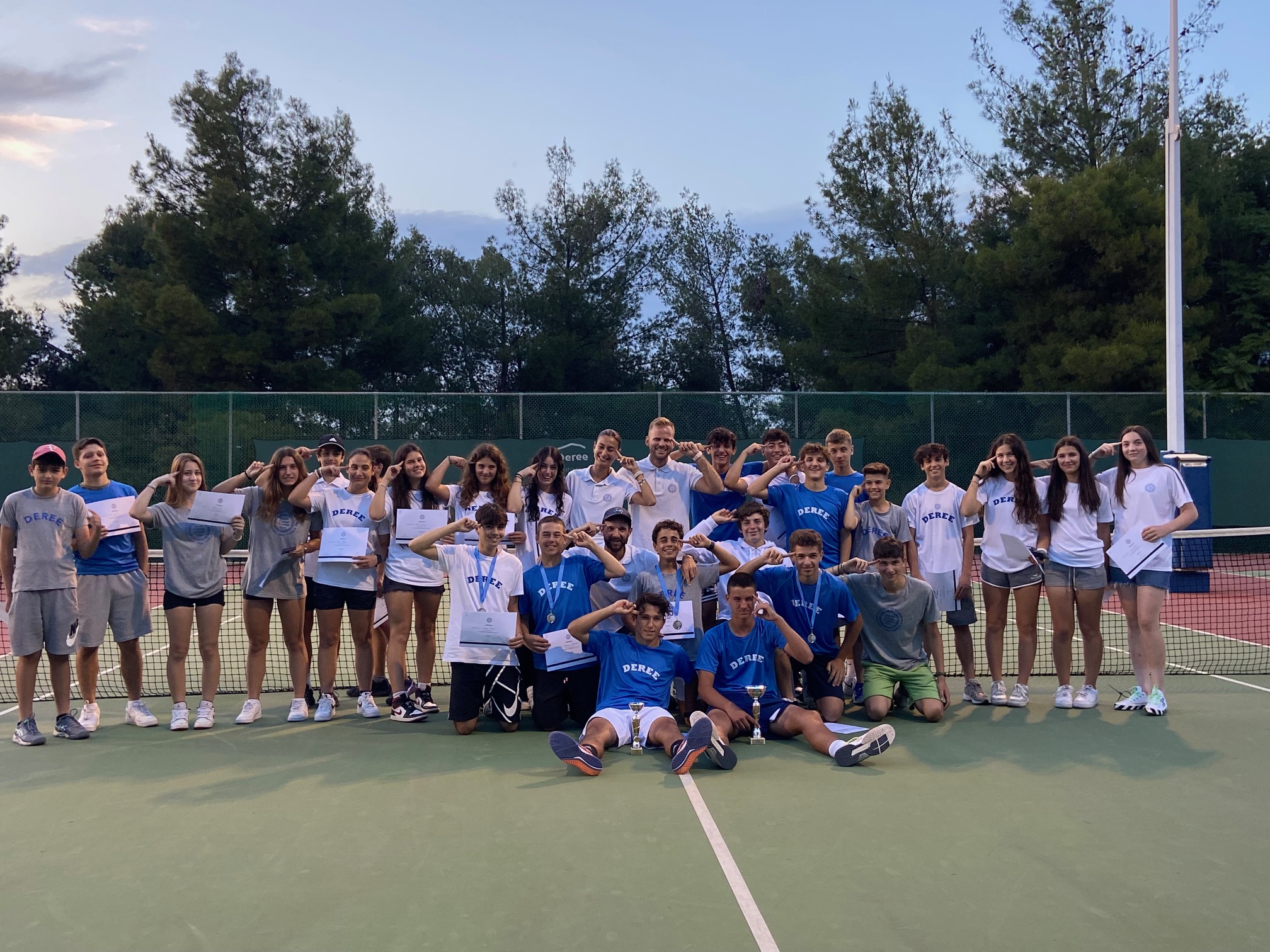 Αποτελέσματα εσωτερικού τουρνουά καλοκαιρινής γιορτής της Deree Tennis Academy!