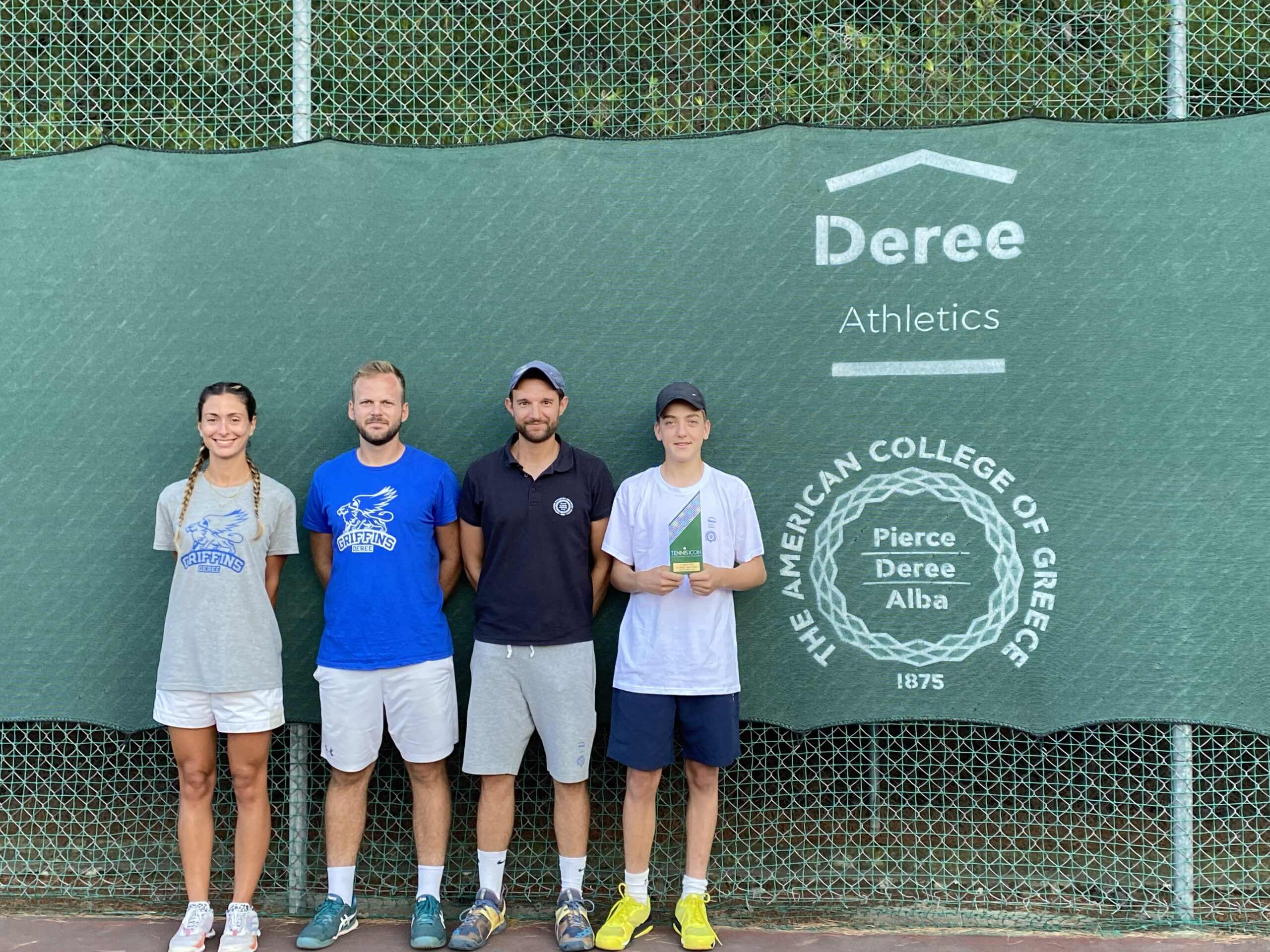 Deree Tennis Academy athlete wins first place at E3 OPEN tournament in Larissa!