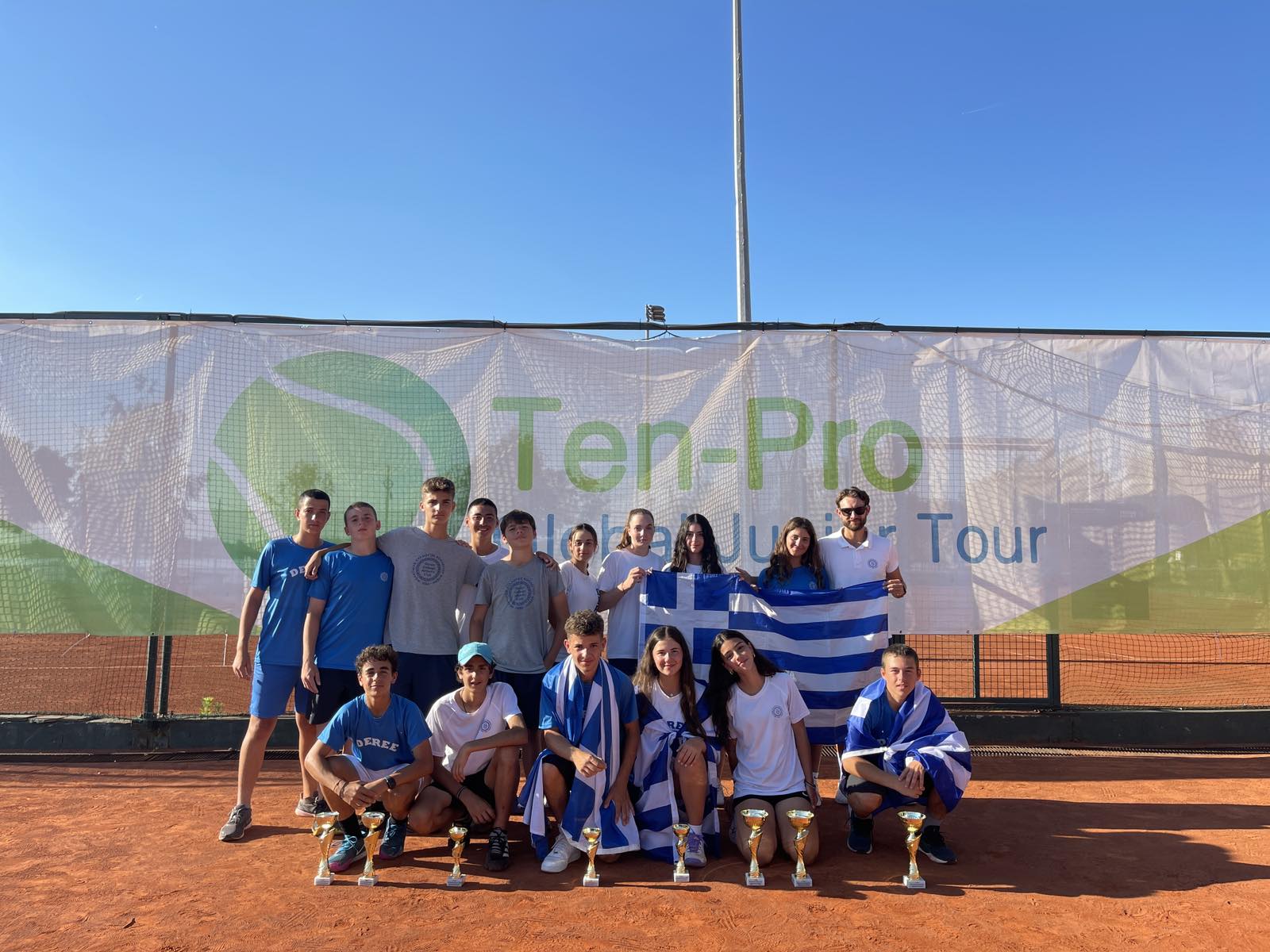Επιτυχημένη η εμφάνιση της Deree Tennis Academy στο διεθνές τουρνουά “Ten-Pro Global Junior Tour” στο Βελιγράδι!
