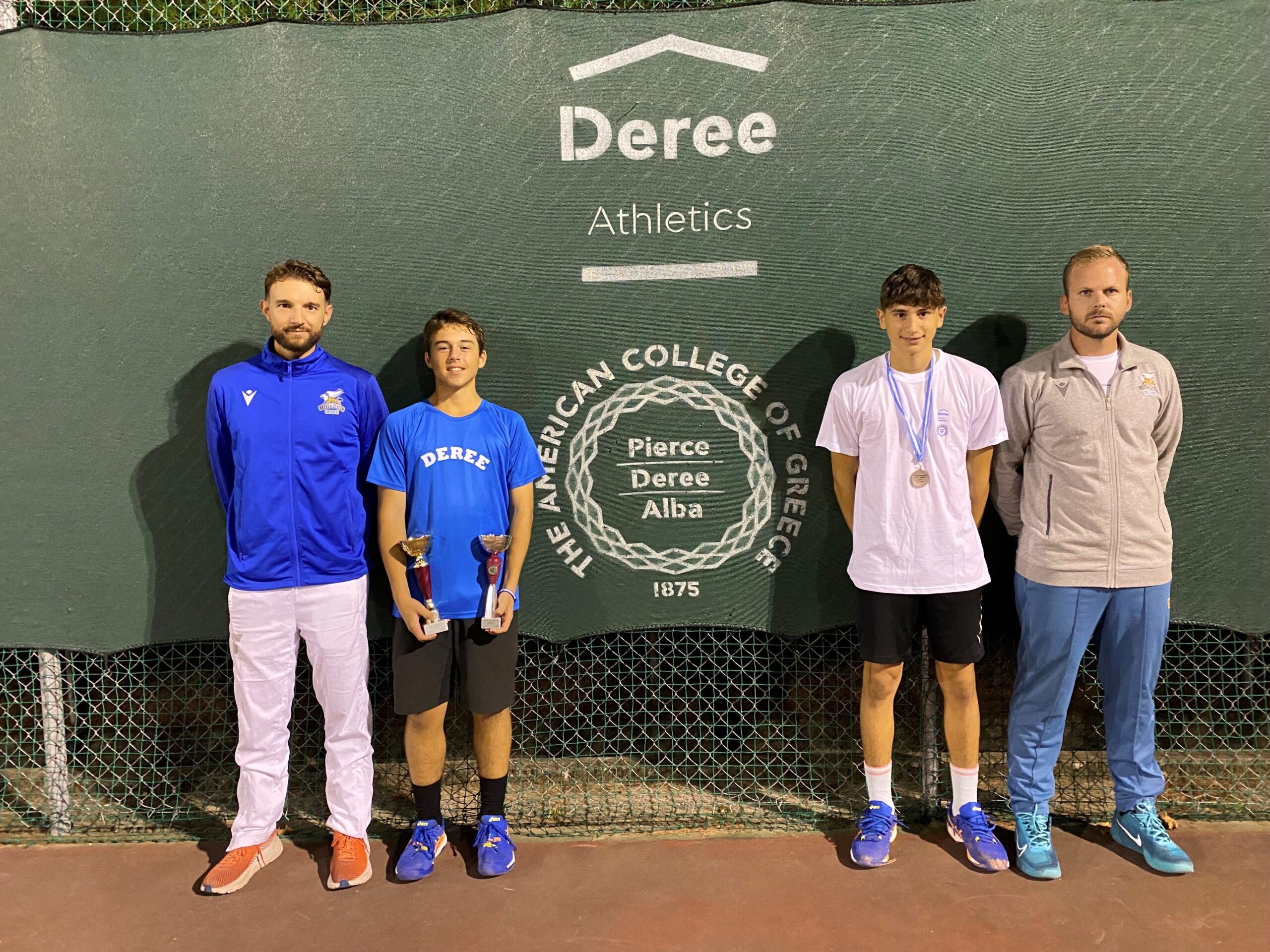 Αποτελέσματα της Deree Tennis Academy από το Ε2 πανελλαδικό τουρνουά σε Τρίπολη και Μαραθώνα.
