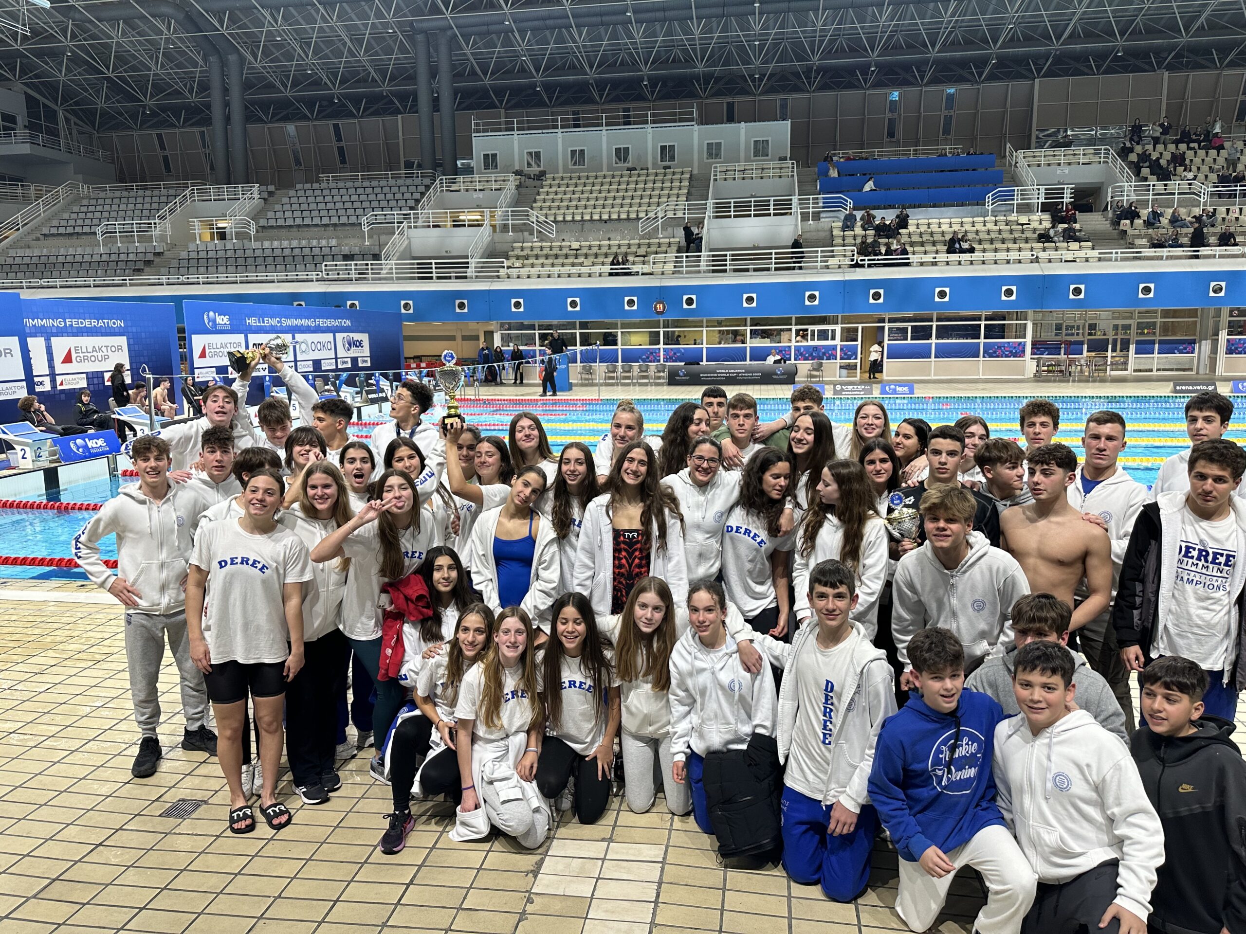 1st place in Boys-Girls, Boys, Girls, 3 trophies and 36 medals for the DSWA in the “Winter Championship of Southern Greece”!